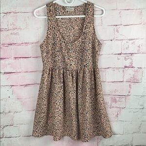 LOVE CRAZY Orange Floral Summer Dress